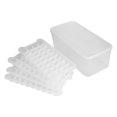 thumbnail image 1 of Bandeja de 144 rejillas de 4 capas de grado alimenticio con caja de almacenamiento y tapa sellada, máquina para hacer cubitos de hielo de cocina con capacidad de 3,3 l, 1 of 8