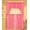 HOT PINK, variant on 3PC VOILE SHEER KITCHEN WINDOW CURTAIN TREATMENT 2 TIERS AND 1 SWAG VALANCE