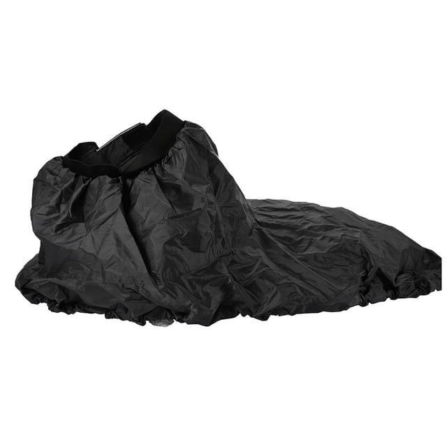 Falda de nailon ajustable para kayak, cubierta impermeable, accesorio para deportes acuáticos (negro)