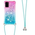 thumbnail image 3 of Funda para Samsung Galaxy S20 5G Brillantina Líquida Divertida Reluciente y con Cristales en Movimiento Cuerpo Cruzado con Cordón Ajustable, 3 of 5