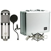 MXL R144 HE Ribbon Microphone Heritage Edition with Case Shock Mount and Pop F