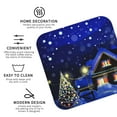 thumbnail image 3 of Sigee Christmas Night for Water-Resistant, Heat-Resistant, Non-Slip Leather Coasters Set, Ideal for Coffee Table, Office, Bar, Home Decor-Square, 3 of 6