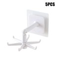 thumbnail image 3 of CAROOTU 360 Degree Rotating Folding Hook Durable Storage Rack with 6 Hooks Kitchen Supplies, 3 of 7