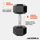 thumbnail image 2 of Mancuerna Hexagonal Altera  Acero Forro de Neopreno 25 Lbs, 2 of 6