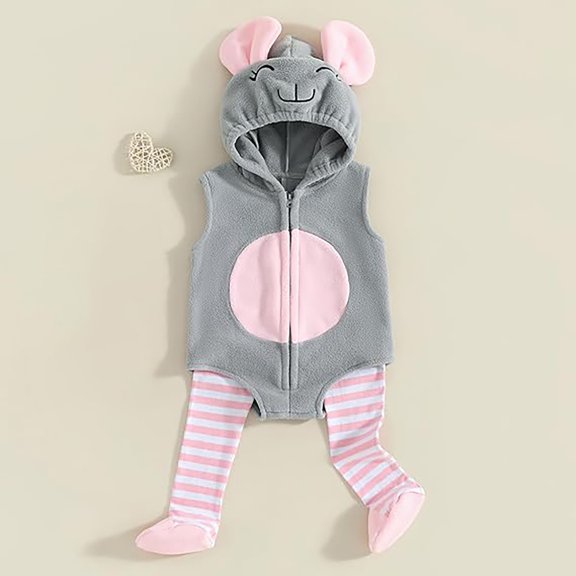 MEZZALL Baby Toddler Girl Boy Clothes Long Sleeve Hooded Romper Jumpsuit With Long Socks Onesie One-Pieces
