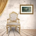 thumbnail image 3 of William Louis Sonntag 24x17 Gold Ornate Framed and Double Matted Museum Art Print Titled - Frontier Cabin (1894), 3 of 4