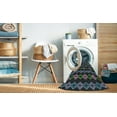 thumbnail image 2 of Ahgly Company Machine Washable Indoor Rectangle Transitional Charcoal Black Area Rugs, 7' x 9', 2 of 7