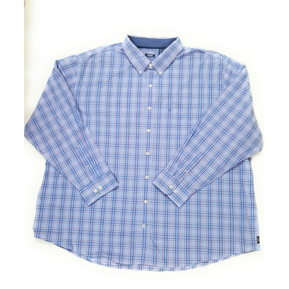 IZOD Men's Long Sleeve Button Down Shirt, Apricot, 4X-Large Tall