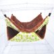 thumbnail image 4 of Hamaca para mascotas, pájaros, hámster, ardilla, conejillo de , jaula para , nido colgante, cama caliente Conejo verde jinwen Cama hamaca de hámster, 4 of 8