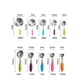thumbnail image 2 of Measuring Spoons and Cups 18/8 Stainless Steel Measuring Cups and Spoon Set, 10 Pieces Kitchen Measures for Pastry and Baking, Thickened Handle, 2 of 5