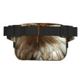 thumbnail image 3 of Saiise Sac Banane à Double Compartiment Motif Aigle Chauve Amusant Sac de Taille Carré Réglable Mains Libres Ceinture de Course Randonnée Sécurité Voyage Sergé Bandoulière, 3 of 9