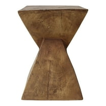Kajsa Outdoor Light-Weight Concrete Accent Table