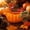 B, variant on Orangide Thanksgiving Pumpkin Platter Ceramic Serving Dish with Sauce Pitcher Creative Western Style Tableware for Dinner Party