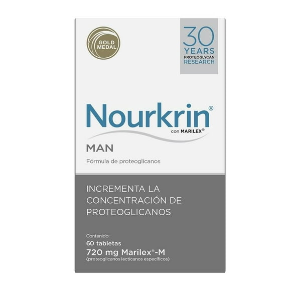 Suplemento Alimenticio Nourkrin Man 60 Tabletas