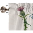thumbnail image 5 of Wildflower Kitchen Curtains Botanical Print Valances for Windows Blooming Floral Curtains & Drapes, Blackout Curtains Rod Pocket Kitchen Curtains and Valances Set Tier Curtains for Bathroom, 5 of 5