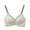 White, variant on WCMZJ Seamless Bras for Women No Underwire Push Up Bra Full Coverage V-Neck Wirefree Bralettes Soft T-Shirt Bra Everyday Bra