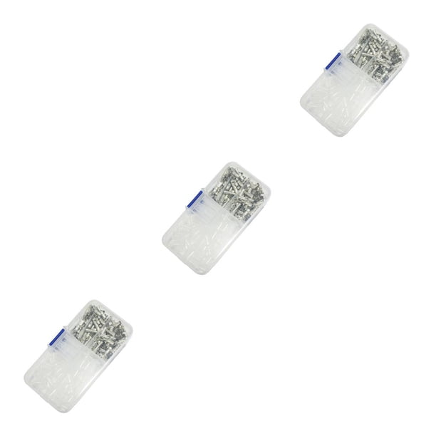 Speravity 200 Pieces Professional 3mm Copper Crimp Terminal Electric Plug-In Connector Terminal Connectors Press Wire High Set Strength Type1 NO1