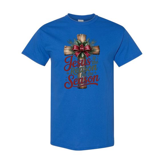 Inktastic Jesus is the Reason for the Season Christian Cross T-Shirt