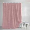 thumbnail image 4 of Shower Curtains for Bathroom-36"x72",Naked Pink Solid Color Waterproof Bath Curtain Grommet Shower Curtain Set with Hooks, 4 of 9