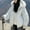 Beige, variant on Womens Furry Trim Hooded Parka Drawstring Hem Side Patch Pockets Oversized Long Sleeve Loose Mid Cut for Snow Trip Mountain Camping Black XXL