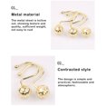 thumbnail image 4 of Billuyoard 12 Uds. Ganchos para cortina de ducha, Metal dorado, baño, oro rosa sólido, anillos curvos, accesorios de baño, curvados ostentosos Tratamientos de ventanas Billuyoard HA069677-01, 4 of 6