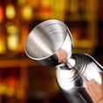 thumbnail image 3 of Stainless Steel Jigger 2 oz 1 oz - Vintage Double Jigger for Bartending - Cocktail Jigger with Mirror Polished Finish，Liquor Measuring Cup， Bartender Accessory for Home and Professional Bars, 3 of 8