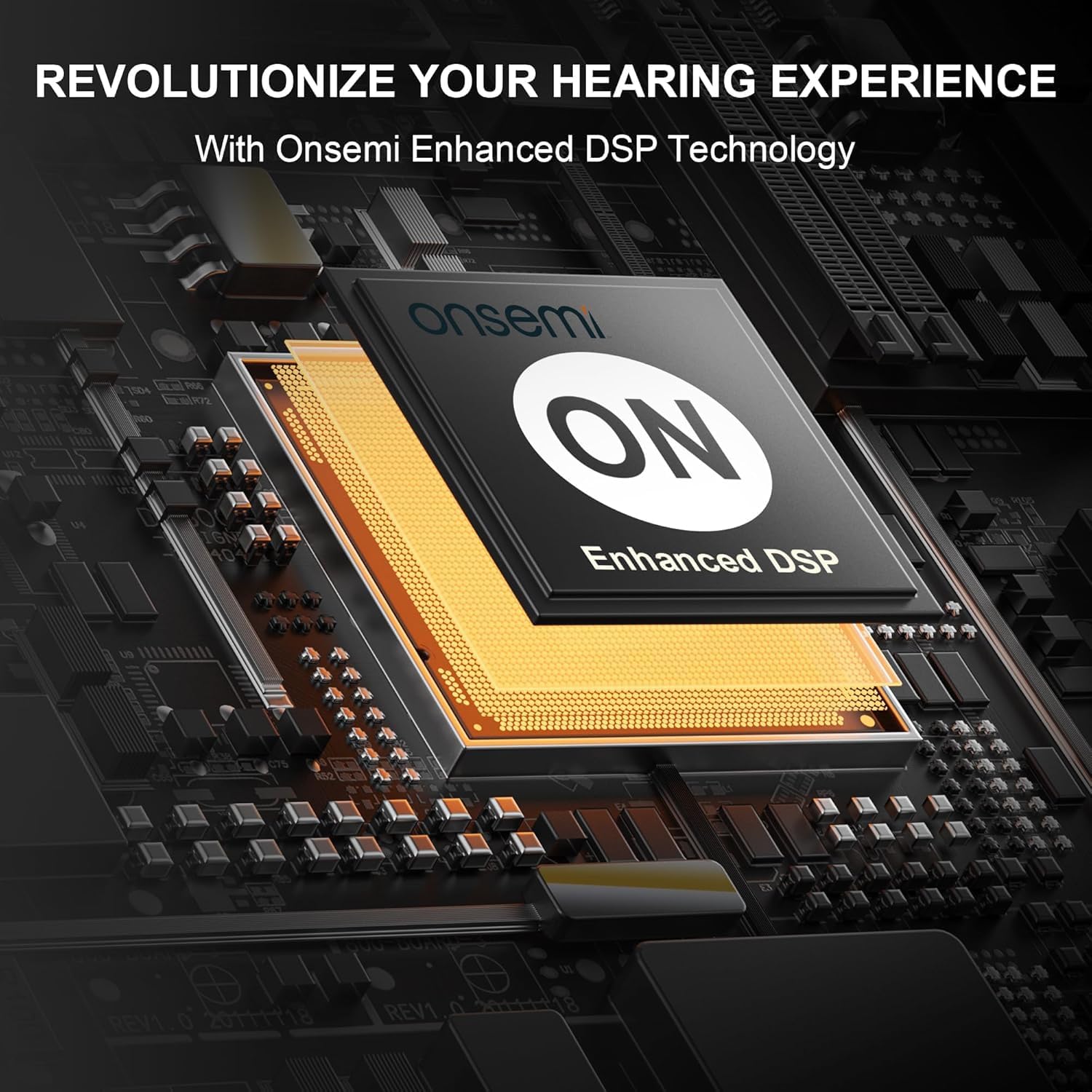 SUWU Hearing Aids, Invisible Rechargeable Digital Hearing Aids for Seniors with 16-Channel Sound Processing Noise Cancelling OTC Auto-On/Off