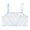 Sky Blue, variant on Girls Seamless Crop Top Sports Bra Training Camisole Lightweight White Kids Underwear
