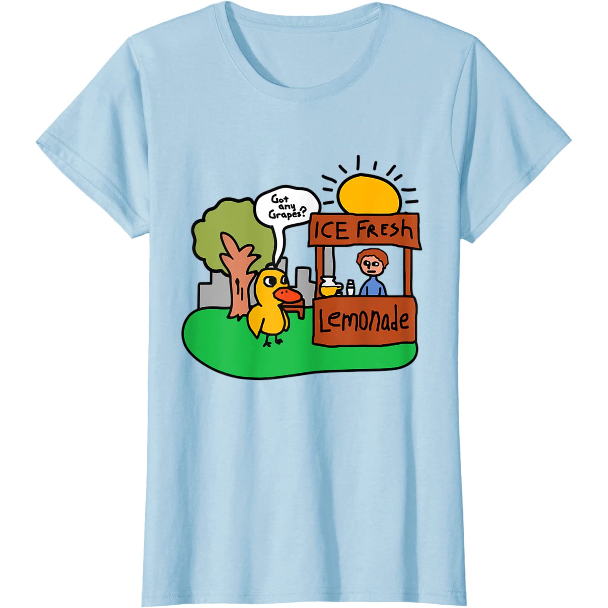 Got Any Grapes Duck Song Lemonade T-Shirt