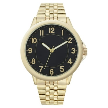 George Men's Gold-Tone Expansion Watch