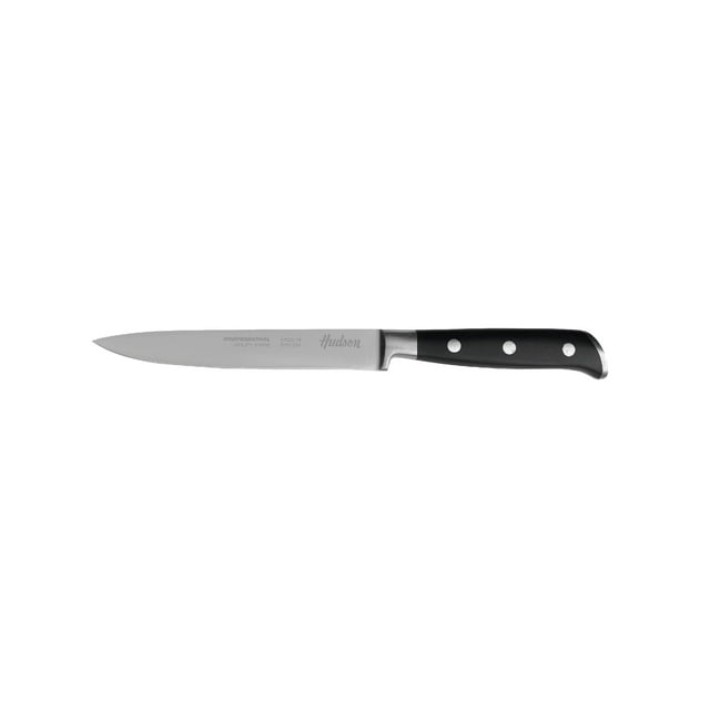 HUDSON VALLEY | Cuchillo Plano Prof, Cuchillo Tinchador de Acero Inoxidable con Mango Remachado, Utensilio de chef de Cocina para Cortar, Picar y Rebanar, Best Kitchenware
