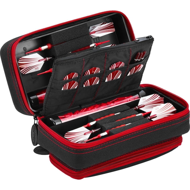 Funda para 6 dardos Casemaster Plazma Pro, color negro