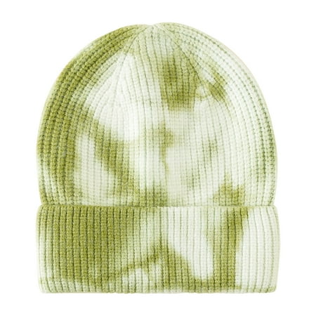 

Hat For Kids Fashion Knitting Winter Unisex Pullover Hat Warm Hat Tie Dye Kids Hat