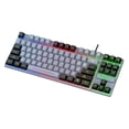 thumbnail image 1 of Teclado Para Juegos Por Cable De 87 Teclas Con Retroiluminación LED Colorida Para Escribir En El Ordenador Portátil Y De Escritorio, 1 of 7
