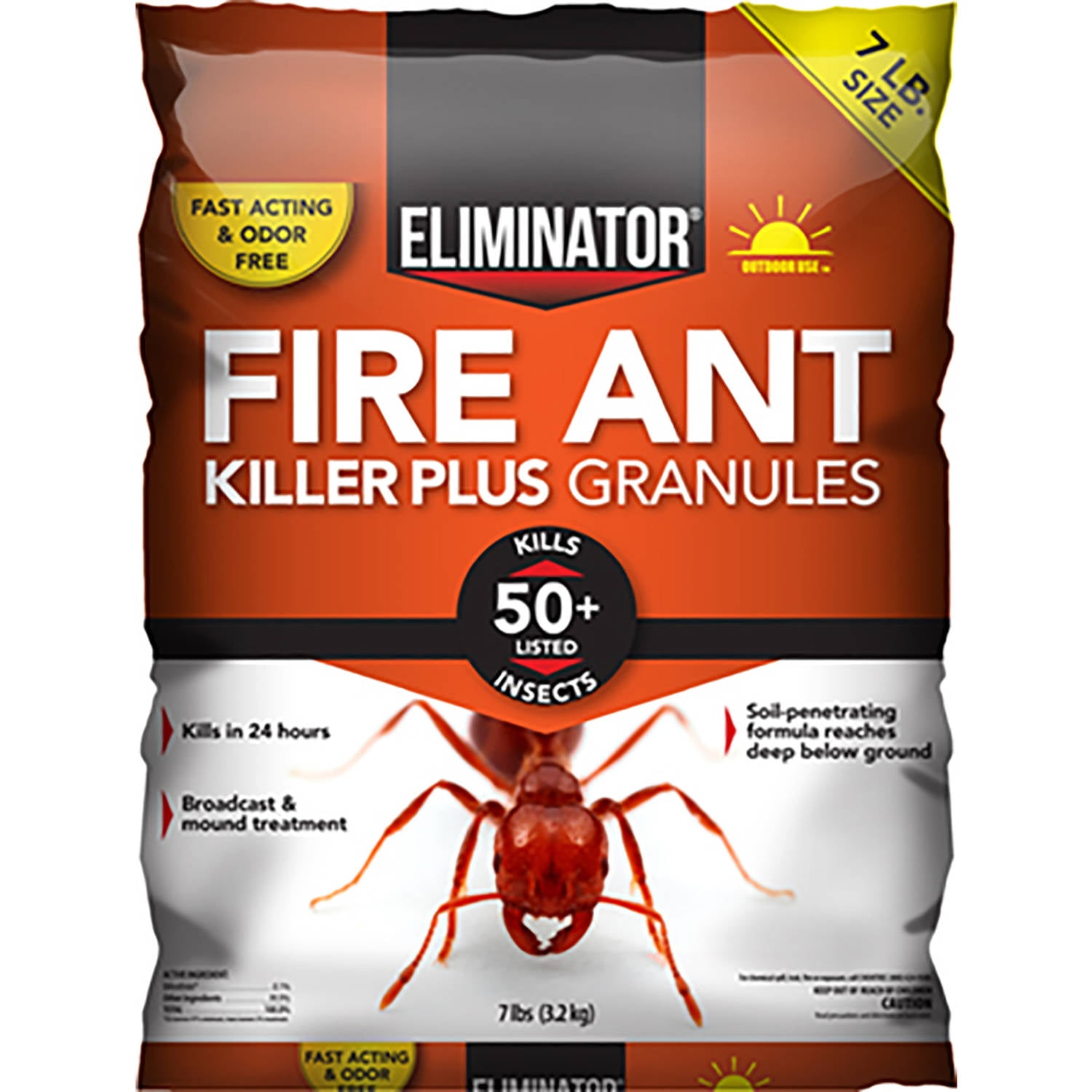 Eliminator Fire Ant Killer Plus Granules, 7 Pound - Walmart.com