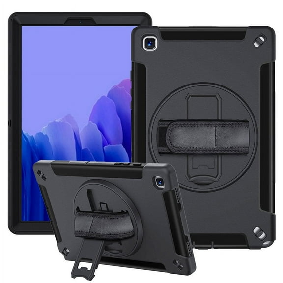 ZOLOHONI Samsung Galaxy Tab A7 Case 2022 2020 Released 10.4 inch SM-T505 SM-T500 SM-T507, Heavy Duty Rugged Shockproof Protection Tablet Case&Cover with 360 Stand Handle Hand Strap