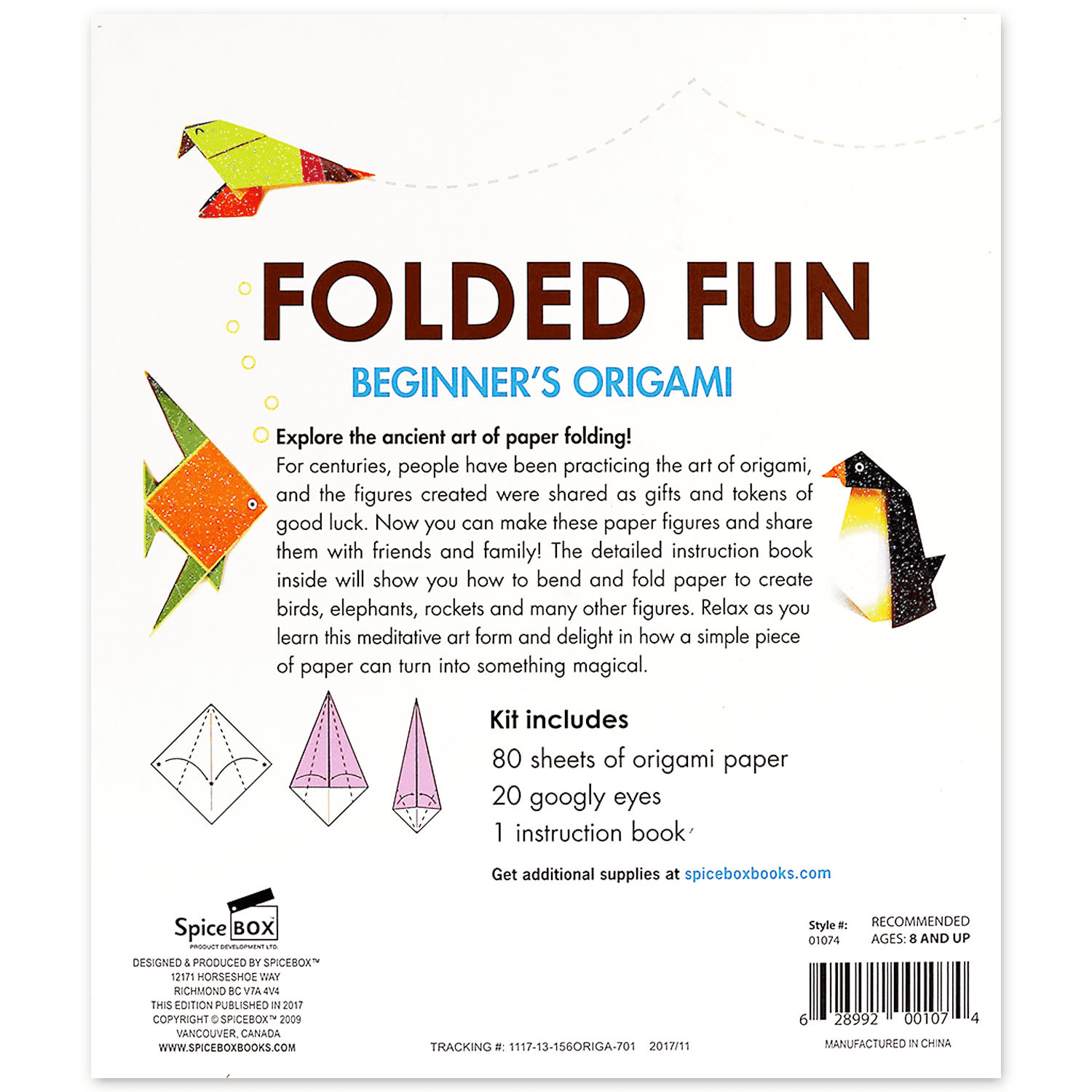 Spicebox Folded Fun Beginner's Origami