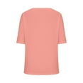 thumbnail image 4 of Njoeus Cute Summer Tops for Women Business Casual Tops for Women Womens T Shirts 2025 Summer Tops Loose Short Sleeve Tee Casual Basic V Neck Tunics Cute Tops for Women S-3Xl Hawaiian Shirts for Women, 4 of 5