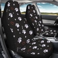 thumbnail image 4 of XYZCANDO Set of 2 Car Seat Covers for Car Interior Front Seat Cover Breathable Stretchy, Truck SUV Van Car Front Seat Covers, Paw prints, 4 of 10