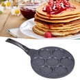 thumbnail image 4 of Frying Pan, Flat Bottomed Nonstick Mini Pancake Pan Heat Resistant  For Kitchen For Induction Cooker For Pancake For Egg Flat,Smiling Face, 4 of 8