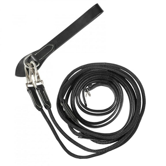 Horze Sparta Nylon/Leather Draw Reins