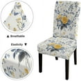 thumbnail image 4 of Chair Covers for Dining Room Set of 4,Stretch Spandex Parsons Chair Slipcovers 4 Pack,Removable Washable Chair Protector for Kitchen,Diner,Party,Wedding,Style-20, 4 of 5