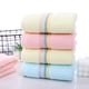 thumbnail image 3 of Nvzi Toallas de baño de 3 piezas, 13,78 x 29,53 pulgadas, perfectas para el día a día, toallas de baño forjadas con arcoíris, ligeras y de secado rápido (amarillas), 3 of 5