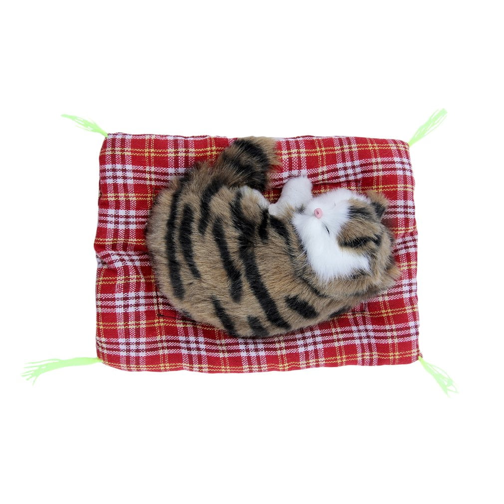 sleeping cat plush
