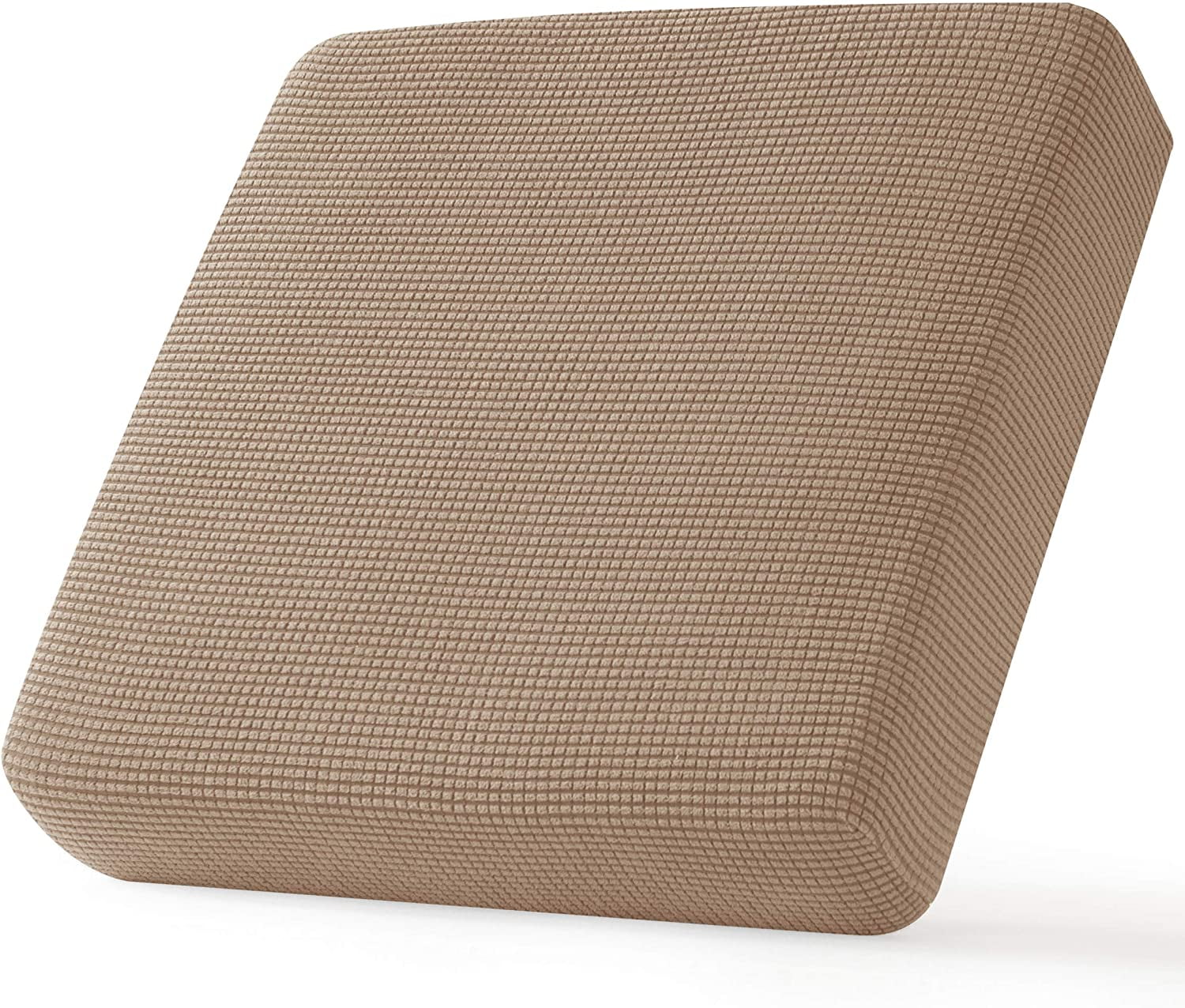 CHUN YI Spandex Stretch Couch Cushion Covers Sofa Seat Slipcovers (Chair, Camel)