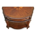 thumbnail image 3 of Halifax 34" 1-Drawer Wood Console Table - Cherry Brown, 3 of 4