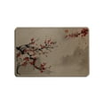 thumbnail image 2 of PONPRNGY Cherry Blossoms Bathroom Rugs Bath Rugs for Shower Tub for Boys Girls Home Decor Bath Mats for Bathroom Ink Painting Down Bathroom Accossories, 2 of 6