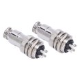 thumbnail image 1 of Conector de enchufe de metal, 2 piezas, conector de enchufe de aviación, conector de enchufe y enchufe de aviación, conectores de cable de mayor durabilidad, 1 of 8