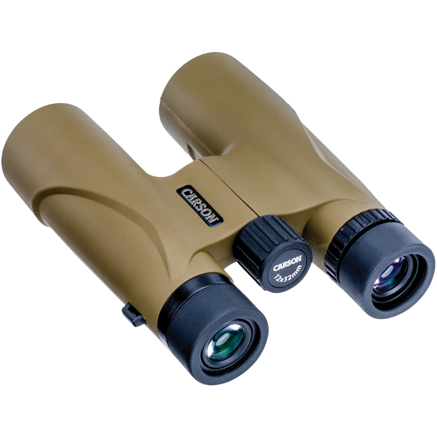 Carson Stinger 12x32mm Compact and Lightweight Binoculars - Includes Pouch, Wrist Strap, and Lens Cloth