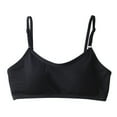 thumbnail image 3 of GYRATEDREAM Girls Seamless Training Bra Crop Cami Training Bras Seamless Bra Sports Bra Wireless Bras Elastic Thin Shoulder Straps, 3 of 8